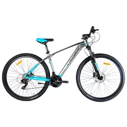 cumpără Bicicletă Crosser QUICK 29" 19 21S Shimano+Logan Hidraulic Grey/Blue 29-083-21-19 Blue N1R2-8 în Chișinău 