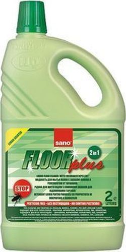 Средство для мытья полов от муравьёв и тараканов Sano Floor Plus 2 л