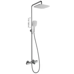 купить Душевая панель Ravak Bara dus termostatica cu pipa chrome/white TE 092.00CR/WH (X070098) в Кишинёве 