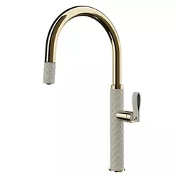 cumpără Bateria bucătărie Gessi 60914-434 Crème/Brass PVD în Chișinău 