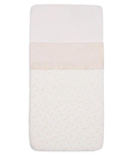 купить Детское постельное белье Jollein 008-524-66041 Cearsaf pentru patut Ruffle Natural, 120x150cm в Кишинёве 