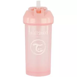 купить Поильник U-Grow 78588 Cana cu Pai, Roz Pastel, 360ml в Кишинёве 