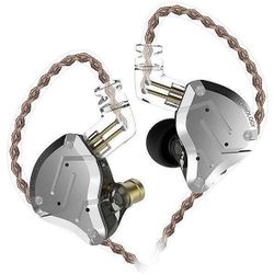 купить Наушники проводные miscellaneous KZ Acoustics ZS10 PRO Silver-Black в Кишинёве 