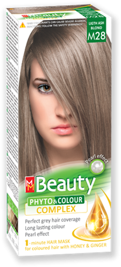 Краска для волос, SOLVEX MM Beauty, 125 мл., M28 - Светло русый пепельный
