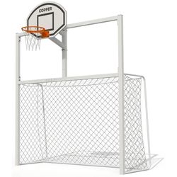 купить Футбольные ворота Copfer PTP712 Ворота для мини-футбола + баскетбольный щит (для бетонирования в грунт) в Кишинёве 