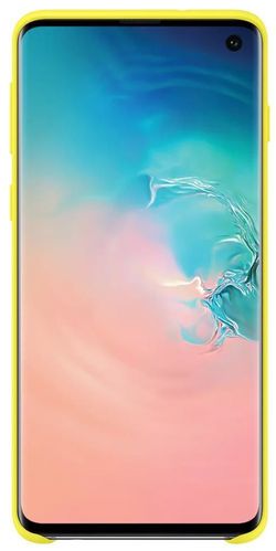 cumpără Husă telefon Samsung EF-PG973 Silicon Cover S10 Yellow în Chișinău