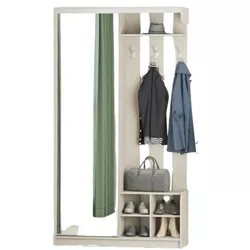 cumpără Mobilă pentru antreu MebelStar LINDA 120x40x220 (cu oglinda) Cashmere (MBS-4380) în Chișinău 