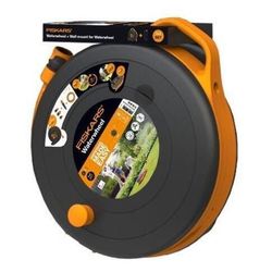 купить Шланг Fiskars Set furtun cu tambur 15m, suport perete (1023476) в Кишинёве 