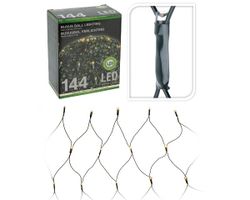 Огни новогодние "Сетка круговая" 144LED тепл-белый, D120cm