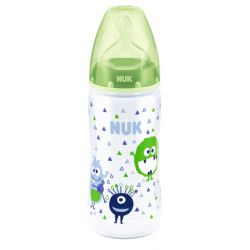 Бутылочка NUK FC c силиконовой соской 300 мл (0-6 мес) зеленая