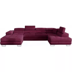 купить Диван Eltap Rodrigo Matt Velvet 68 Right (Burgundy) в Кишинёве 