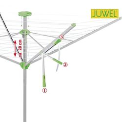 вращающаяся сушилка для белья Juwel Novaplus 600 Lift 51 m