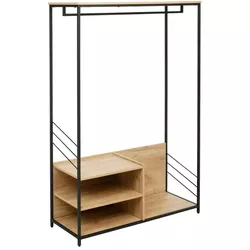 cumpără Mobilă pentru antreu Deco Samuel 100x40x160H Oak/Black în Chișinău 