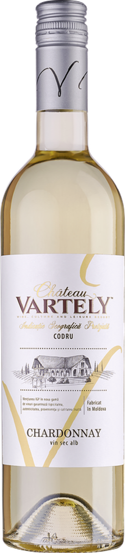 Vin Chardonnay Château Vartely IGP, sec alb, 0.75 L