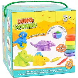 купить Набор для творчества Strateg 57994 Dino World, Мистер тесто, 22buc в Кишинёве 
