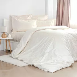 купить Домашний текстиль Relaxe Home 023306 Lenjerie de pat TEP Grace Jacquard (Euro) Milky в Кишинёве 
