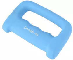 купить Гантель HMS 9459 Gantera anatomic 1kg, Light Blue Neoprene (17-47-121) в Кишинёве 