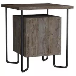 cumpără Noptieră Trendy Acres Nightstand, Cafea neagra, 40x45x40cm (GTR001515) în Chișinău 