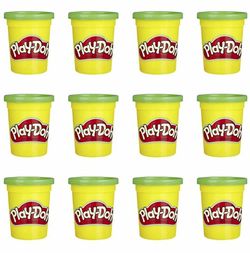 Hasbro Play-Doh Set de 12 tuburi pentru modelat verde