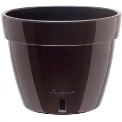 купить Цветочный горшок Santino Asti (9.0L, Negru Auriu/Negru) в Кишинёве 
