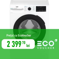 купить Стиральная машина с фронтальной загрузкой Beko BM3WFU410415WB в Кишинёве 