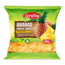 Ананас сушеный, кубик Everyday, 250г
