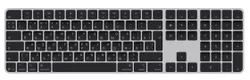 cumpără Tastatură Apple Magic Keyboard with Touch ID and Numeric Keypad for Mac Silicon - Ru Black MXK83 în Chișinău 