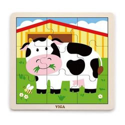 cumpără Puzzle Viga 51438 9-Piece-Puzzle Cow în Chișinău 