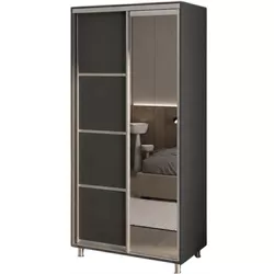 cumpără Dulap my-STYLE C10H1T04AM02-U21, 100x210, антрацит în Chișinău 
