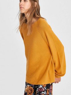 Трикотаж Stradivarius Горчичный 5083/261/330