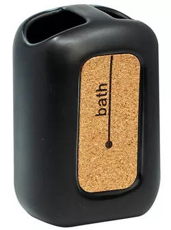 cumpără Pahar pentru periuțe de dinți Bisk 05588 Suport periute de dinti CORSA negru în Chișinău 