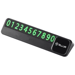 cumpără Accesoriu auto Tellur TLL171231 Suport numar telefon Basic pentru parcare temporara, plastic, negru în Chișinău 