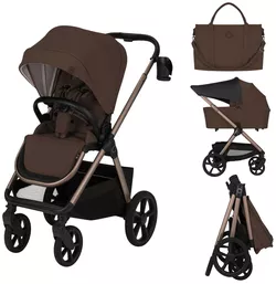 cumpără Сărucior pentru copii Lionelo Carucior 2in1 Carmine Brown Chocolate în Chișinău 