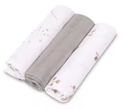 купить Аксессуар для пеленания Sensillo 08510 Набор пеленок 3шт Muslin 60x80 (EG-0010) в Кишинёве 