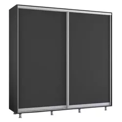 cumpără Dulap Mobildor-Lux Aron cu uși glisante (210x60x200H cm) Anthracite în Chișinău 