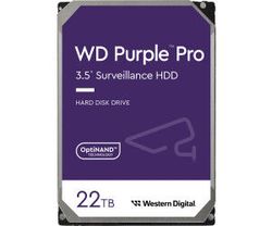 3.5" HDD 22.0TB-SATA-512MB Western Digital  "Purple Pro (WD221PURP)", Surveillance, CMR