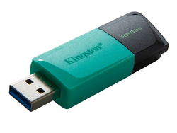 256GB USB3.2 Flash Drive Kingston DataTraveler Exodia M (DTXM/256GB), Black-Blue, Plastic,Slider Cap