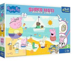купить Головоломка Trefl 41010 Puzzles - 24 SUPER MAXI - Happy Peppa Pig day / Peppa Pig в Кишинёве 