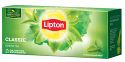 Lipton зеленый чай Clasic, 25 пак.