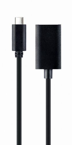 Adapter  Type-C to DP socket 0.15m Cablexpert, up to 4K at 60 Hz, A-CM-DPF-02