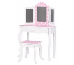 cumpără Set de mobilier pentru copii Chipolino DIWH02501321 столик со стульчиком Cpink Dots în Chișinău 