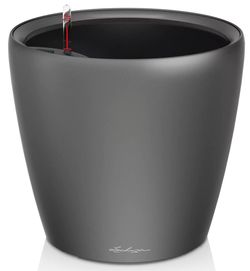 купить Цветочный горшок Lechuza Classico Premium 21 LS, Charcoal в Кишинёве 