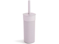 Щетка для WC с подставкой Filo 40cm, розовая