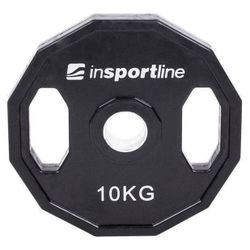 cumpără Ganteră inSPORTline 3578 Disc metal cauciuc d=50 mm 10 kg 15898 cu maner în Chișinău 
