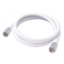 cumpără Furtun duș Rubineta 150cm PVC (360) Con/Imp White în Chișinău 