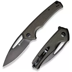купить Нож походный Sencut S21013-3 Mims, mâner Canvas Micarta, Liner Lock в Кишинёве 