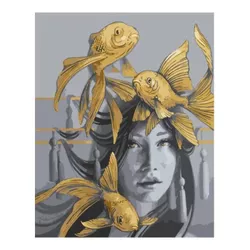 купить Картина по номерам Strateg SY6027 Pestesor de aur 40x50cm в Кишинёве 