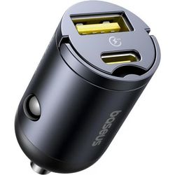 купить Зарядное устройство для автомобиля Baseus C00035001121-02 1*Type-C 30W, Tiny Star Series, Black в Кишинёве 