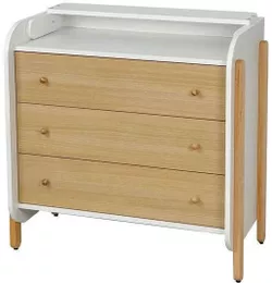 купить Комод-пеленатор Ingvart 98514542-3 Nika Base 2Alb в Кишинёве 