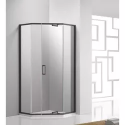cumpără Cabină de duș miscellaneous GR03 90x 90x200 GUN GRAY 8mm în Chișinău 